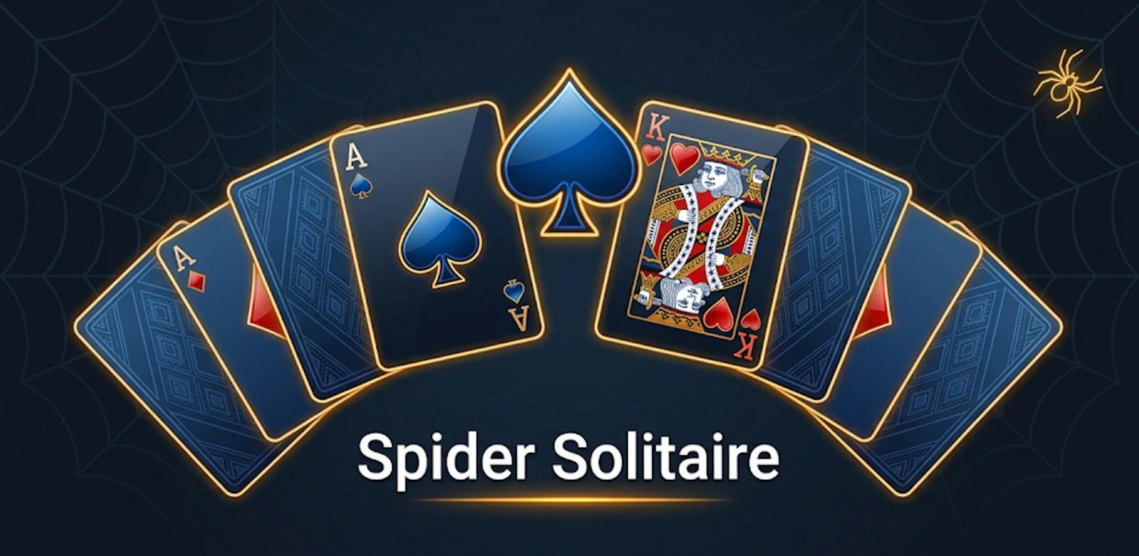 Daily's SPIDER Solitaireの画面